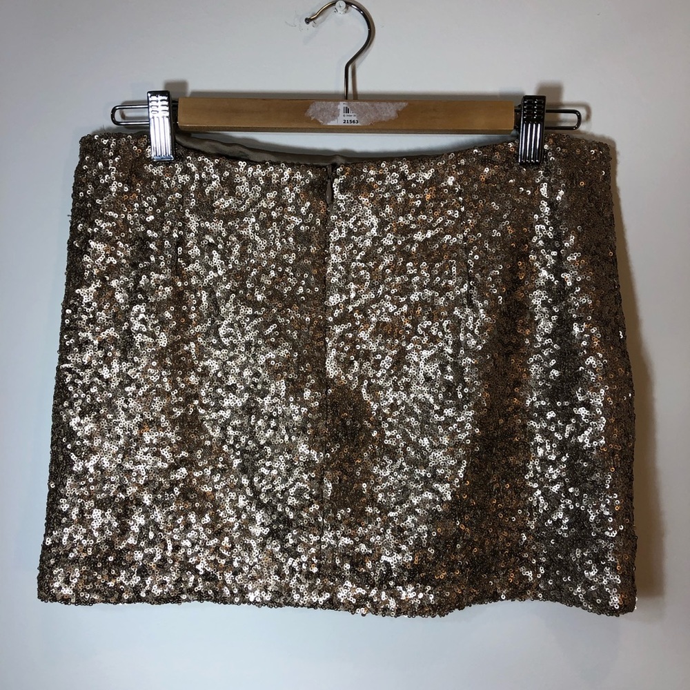 MM Couture by Miss Me Sequin Mini Skirt - Picture 3 of 5